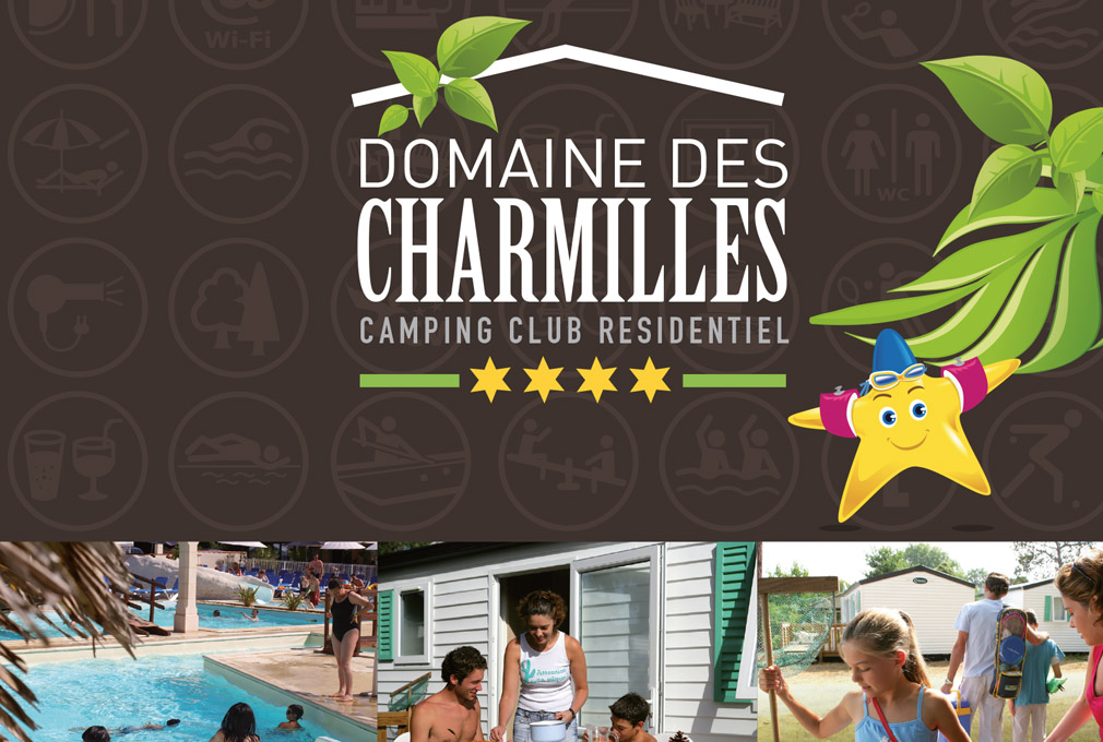 Création et conception des supports de communication pour le Domaine des Charmilles-Studio CHAT BOTTÉ